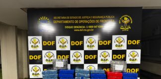 DOF apreende mais de meia tonelada de maconha e prende homem em Maracaju