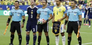 CBF envia ofício para contestar anulação do gol de Vinícius Júnior contra a Escócia