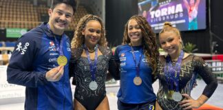 Brasil encerra Copa do Mundo de Ginástica com mais cinco medalhas no pódio